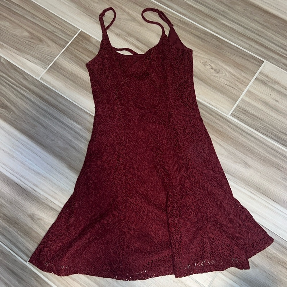 Maroon dress